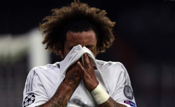 Marcelo sufre una contractura en el muslo de la pierna izquierda