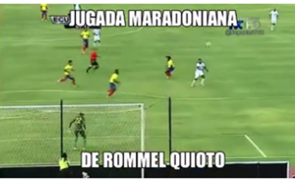 Los memes por la derrota de Honduras ante Ecuador