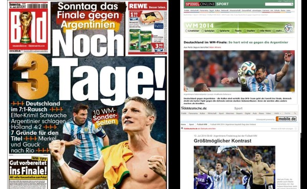 Prensa alemana: 'Felicidades, Messi. Con eso basta para ser subcampeón'
