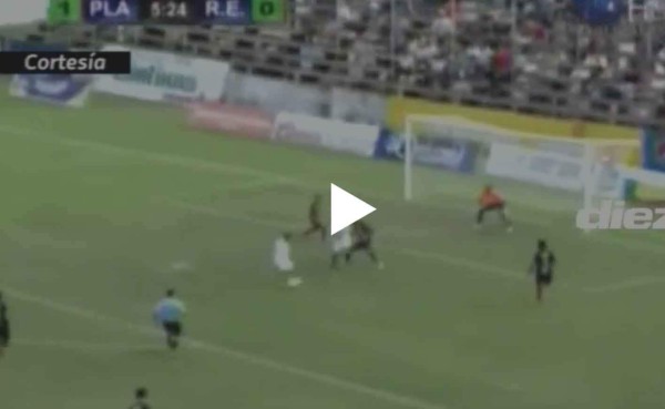 Video: Así fue el gol de Alexander Aguilar con el Platense ante Real España