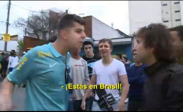 VIDEO: Presentador argentino se burla de los brasileños en su cara
