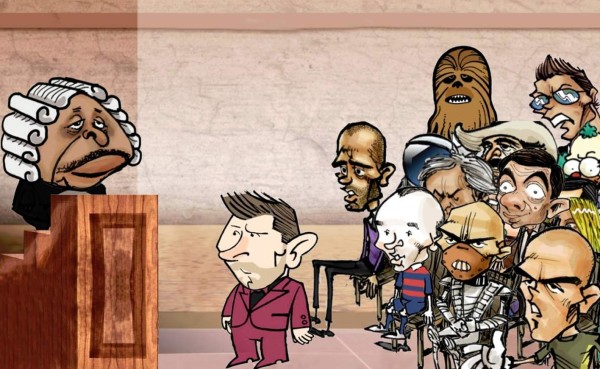 DIEZ-CÓMICS: Cristiano se presenta a corte para acusar a Messi