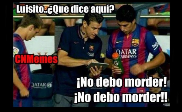 Los memes a Luis Suárez tras su debut con Barcelona