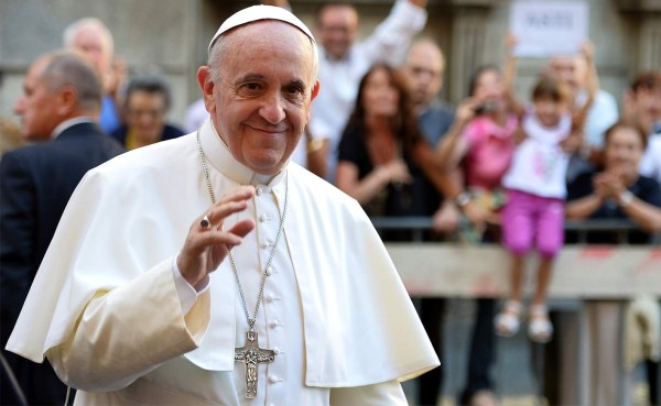 VIDEO: Marcelo Tinelli y la parodia del Papa Francisco para la final del Mundial