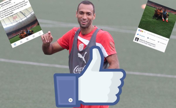 Fabio de Souza agradece el apoyo de sus compañeros