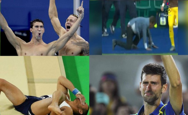 La caída de Jorge Luis Pinto entre los momentos más destacados de los Juegos Olímpicos