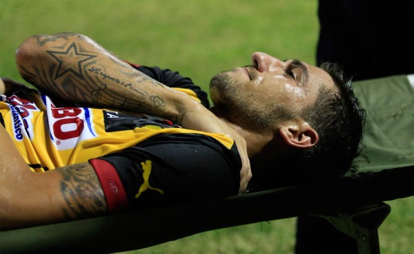 Luciano Ursino se fractura la clavícula y estará al menos un mes fuera