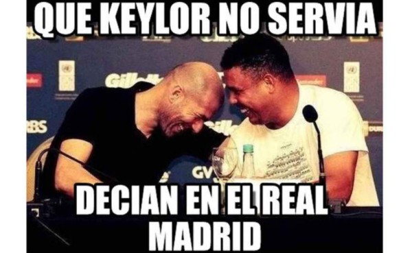 Keylor Navas no se ha escapado de los memes en el Real Madrid