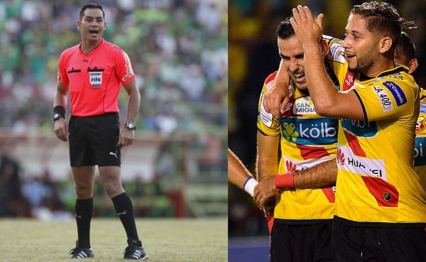 Panameños arremeten contra juez hondureño Héctor Rodríguez por pitar penal inexistente