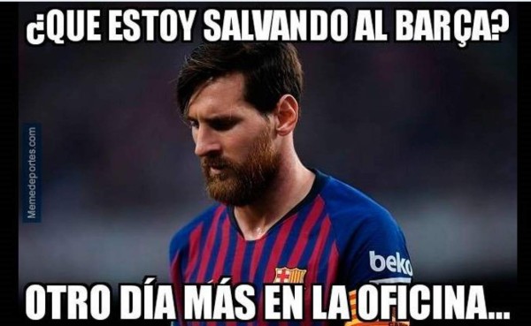 Messi, protagonista de los memes tras la goleada del Barcelona al Valladolid