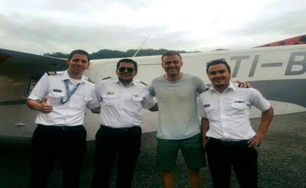 Técnico del Barcelona Luis Enrique se encuentra de vacaciones en Costa Rica