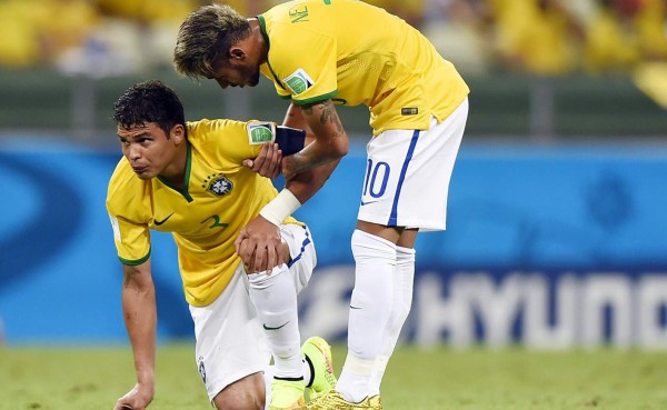 Brasil pierde a Thiago Silva para semifinal ante Alemania