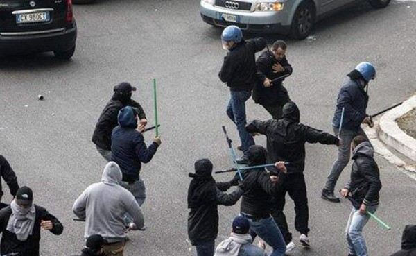 Varios heridos por disparos antes de la final de Copa Italia