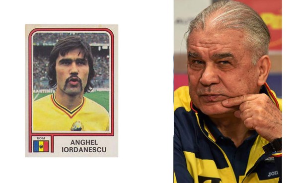 Así lucían los ténicos de la Euro en su época de jugadores en cromos