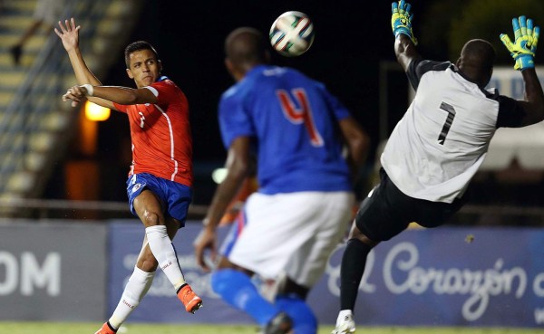 Chile venció por la mínima diferencia a la débil Haití