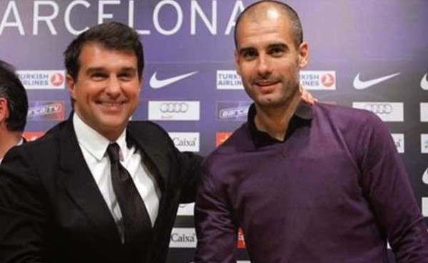 Laporta expresa su 'agradecimiento eterno' a Pep Guardiola