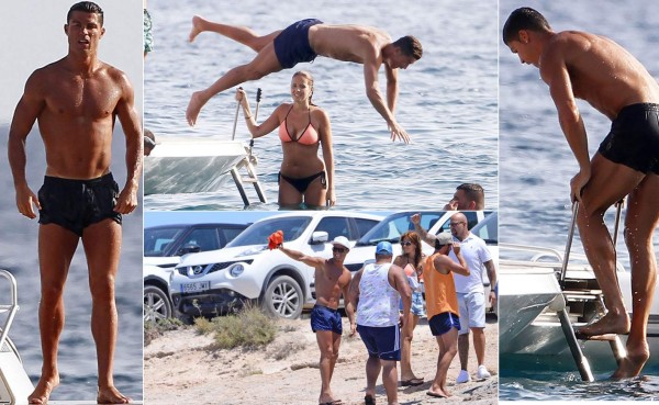 Cristiano Ronaldo sigue bien acompañado en sus vacaciones en Ibiza