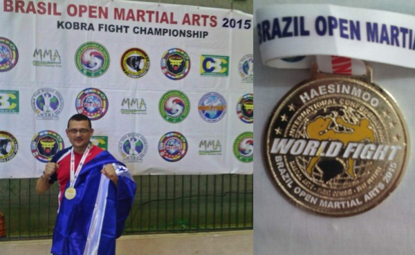 Hondureño hace historia en el Brasil Open Martial Arts 2015