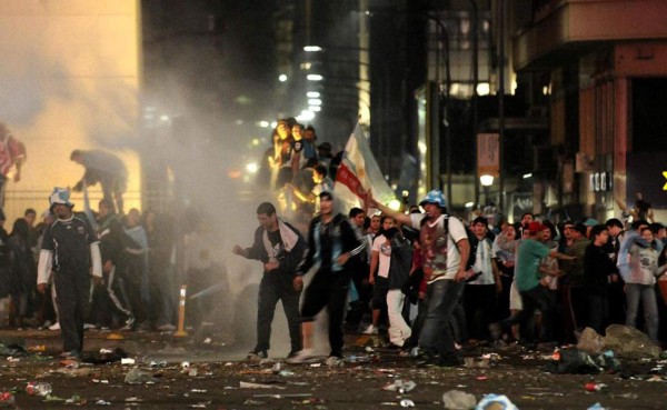 Se reportan disturbios en Argentina tras derrota en la final