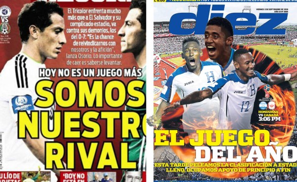 Las portadas de los diarios centroamericanos y del mundo sobre la jornada de eliminatoria