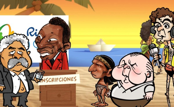 DIEZ CÓMICS: Marvin Ponce competirá en los JJOO en 'lanzamiento de agua y de vasos'