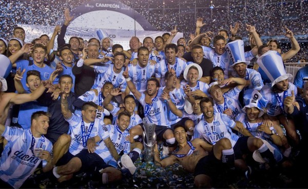 Racing Club se consagra campeón del fútbol argentino