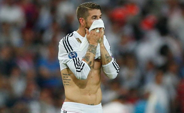 Sergio Ramos sufre una lesión muscular y se perdería el resto de Liga