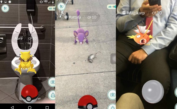 Los extraños lugares en los que han aparecido los Pokemon