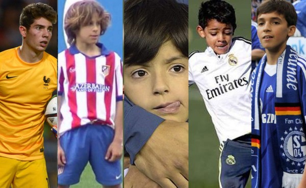 Hijos de cracks que quieren y pintan para triunfar en el fútbol