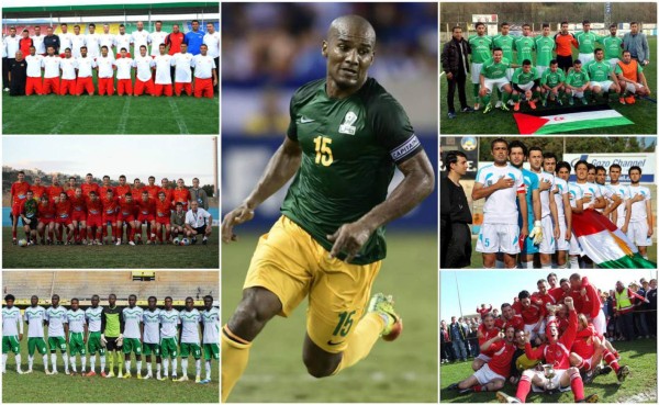 Las selecciones que no están afiliadas a la FIFA