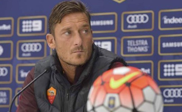Francesco Totti: 'Jugar contra el Real Madrid es algo grande'