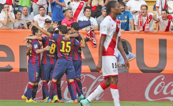 Barcelona gana sin problema alguno al Rayo Vallecano