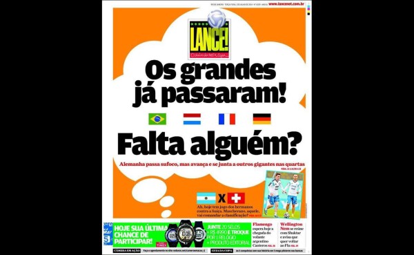 Portada de Lance: Los grandes ya pasaron ¿falta alguien?