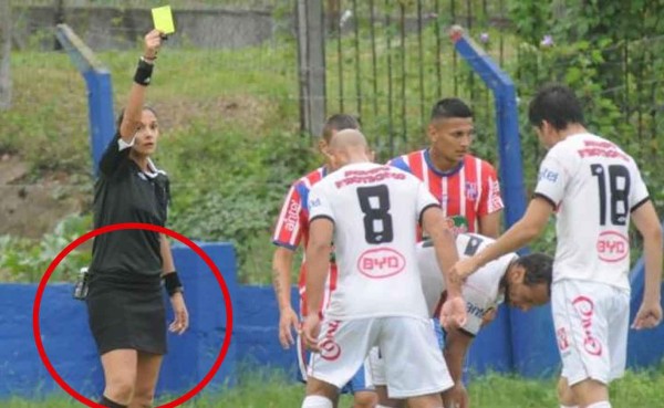 Claudia Umpierrez, la última bella árbitro en debutar en el fútbol masculino