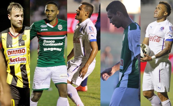 Los jugadores en deuda en el Torneo Apertura hondureño