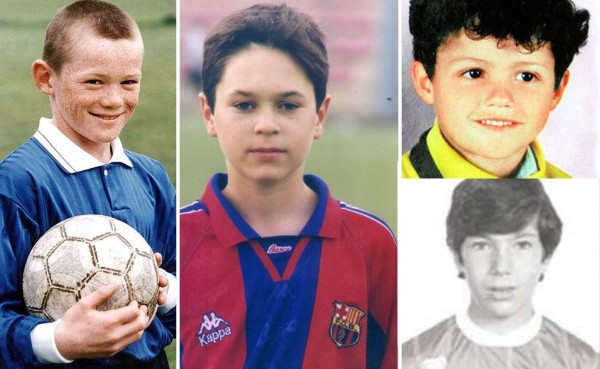 Fotos: Así eran las estrellas del fútbol cuando estaban niños