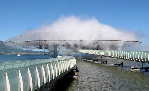 VIDEO: Así funciona la nube artificial que bajaría temperaturas en Qatar 2022