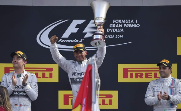 Lewis Hamilton se quedó con el Gran Premio de Italia