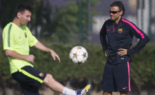 Luis Enrique niega que la recuperación de Messi sea más lenta de lo previsto