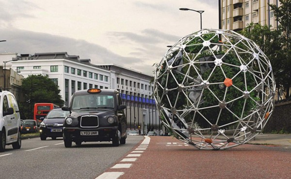 Crean un jardín rodante para luchar contra el calentamiento global