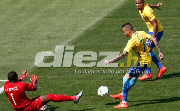 FOTOS: La pesadilla de Honduras en el primer tiempo contra Brasil