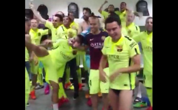 VIDEO: Camerino del Barcelona: 'Madrid, cabr.., saluda al campeón'