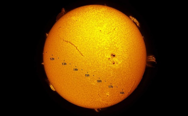 EN VIVO: Mercurio está transitando por el Sol