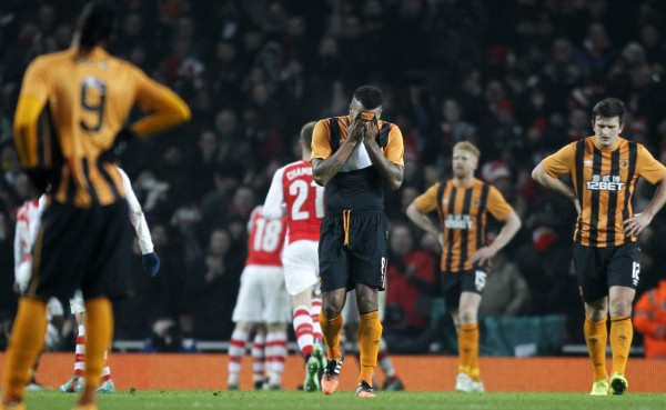 Hull City, con Maynor de titular, queda fuera de la FA Cup ante Arsenal