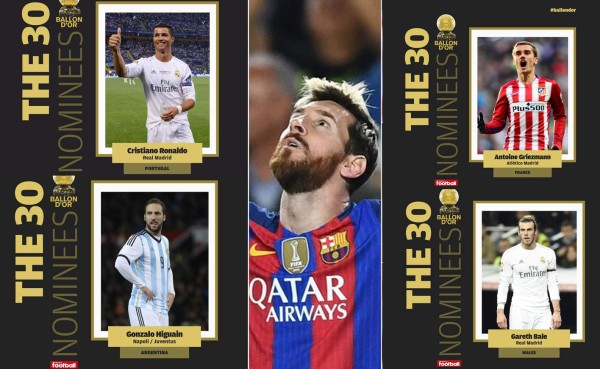 Fotos: Conoce la lista de los 30 jugadores nominados al Balón de Oro