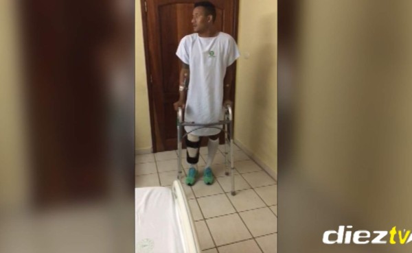 VIDEO: Luis Garrido comenzó a dar sus 'primeros pasos' tras su operación