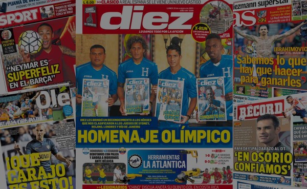 Las portadas deportivas en el mundo de este lunes 19 de octubre