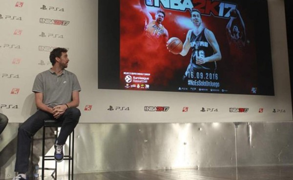 Paul Gasol, el gran protagonista en la portada de NBA2K17