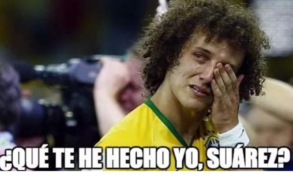 David Luiz, víctima de memes tras humillaciones de Luis Suárez