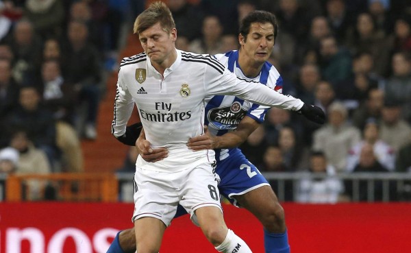 Celso Borges, lo mejor del Deportivo en la derrota ante Real Madrid